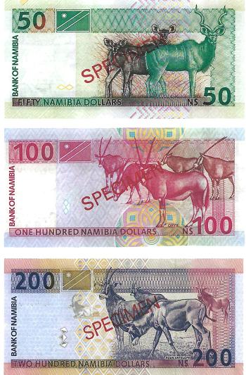 History of the Namibian Dollar - Old Notes 2