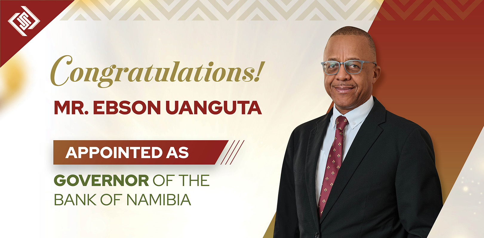 Congratulations Mr. Ebson Uanguta